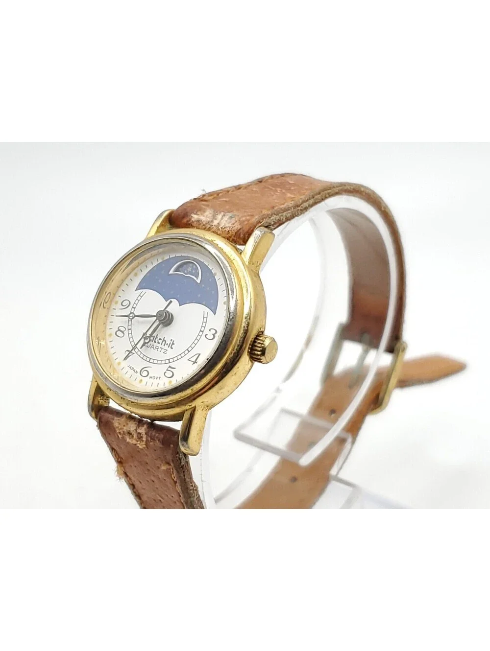 Watch It Quartz Watch New Battery Womens Gold Tone 24mm
